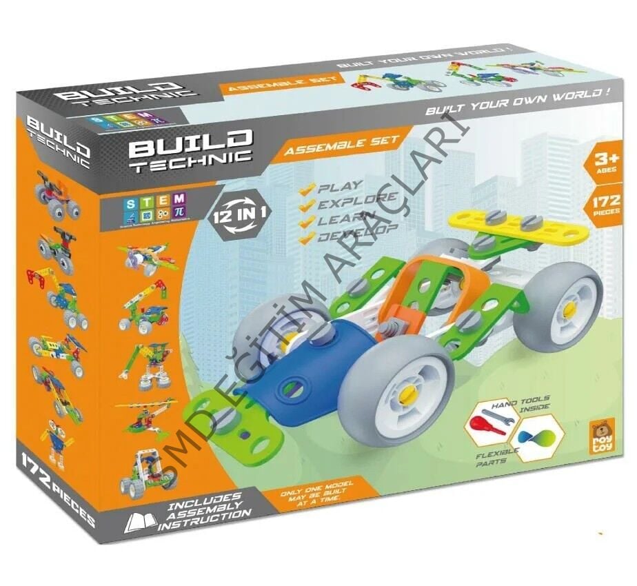 BUILD TECHNIC 12 IN 1 174 PARÇA