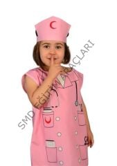 HEMŞİRE KOSTÜMÜ BASKILI