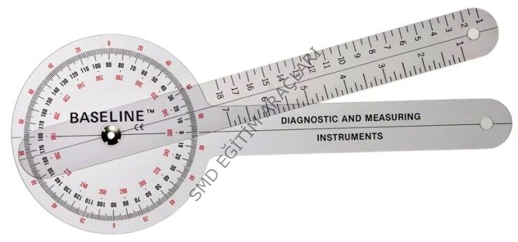 BASELİNE PLASTİK GONYOMETRE 360 DERECE 30 CM