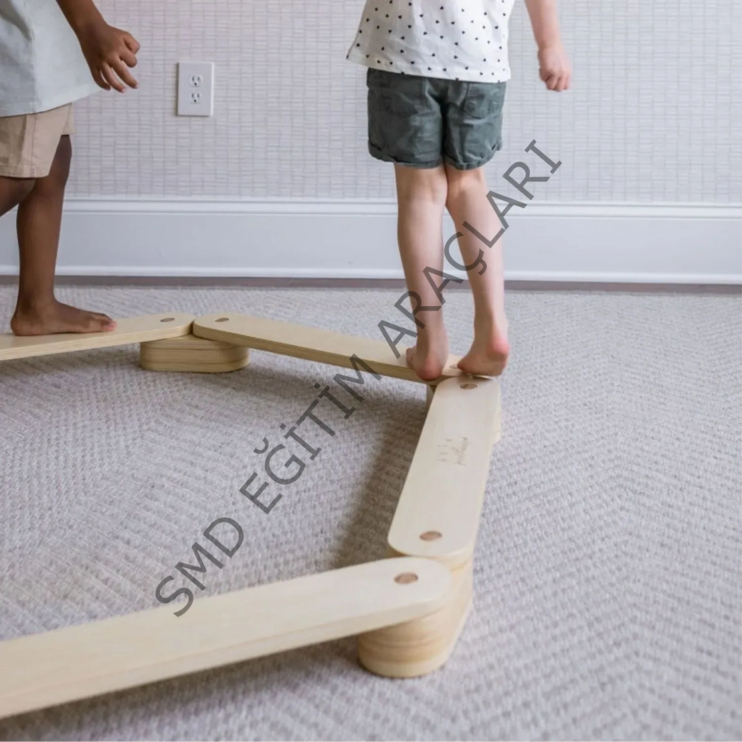 Ahşap Denge Yolu – Denge ve Koordinasyon Geliştirici 3 metre