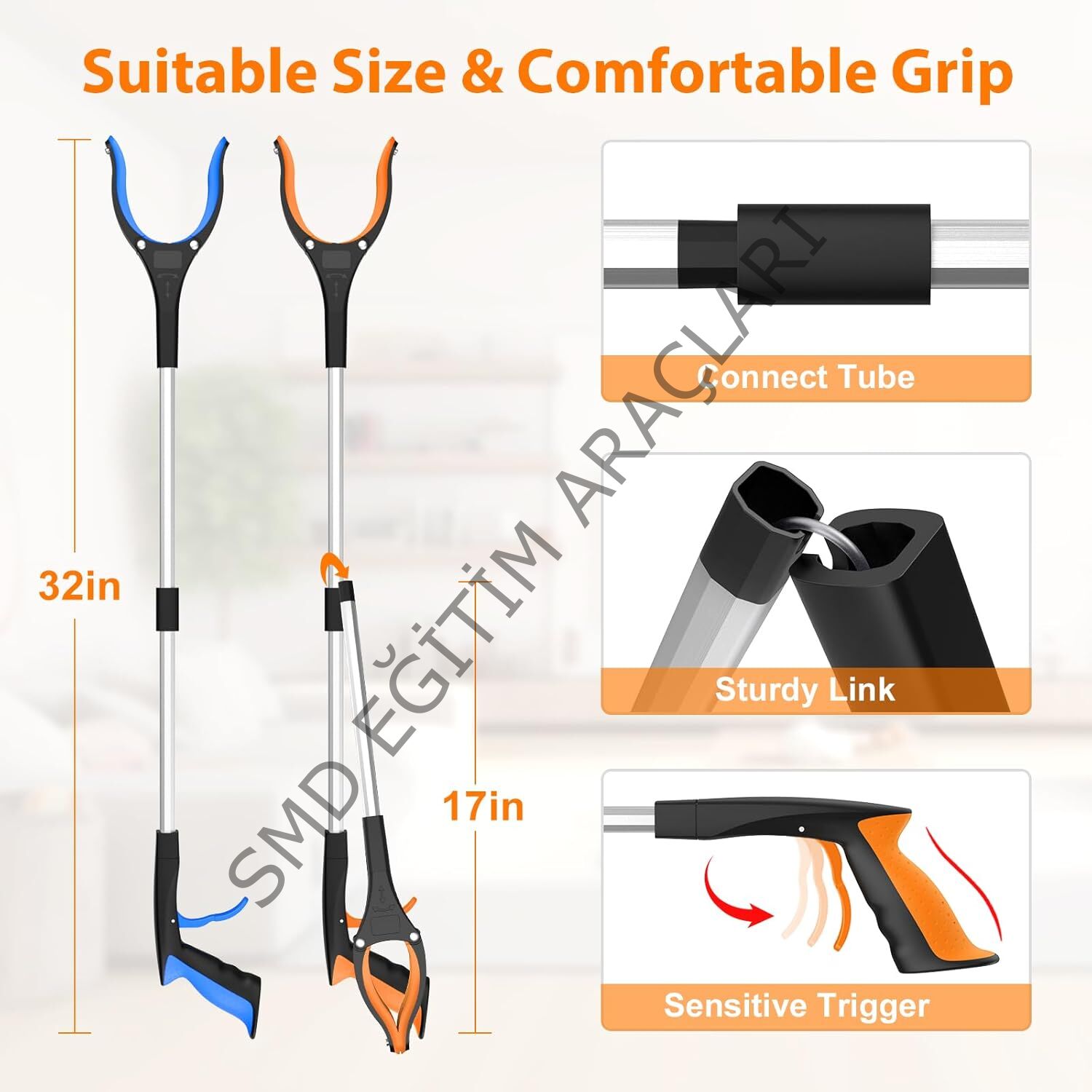 Reacher Grabber Tool  Hareketlilik Yardımı Uzanma Yardım Aleti