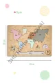 Dünya Haritası Bulmacası Ahşap Puzzle