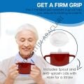 Dökülmeye Karşı Dayanıklı Yetişkin Emzikli Bardak - Sınırlı Hareket Kabiliyetine Sahip Yetişkinler İçin Emzik Bardakları - Engelli Aksesuarları - Yaşlı Bakımı İçin Engelli Bardakları