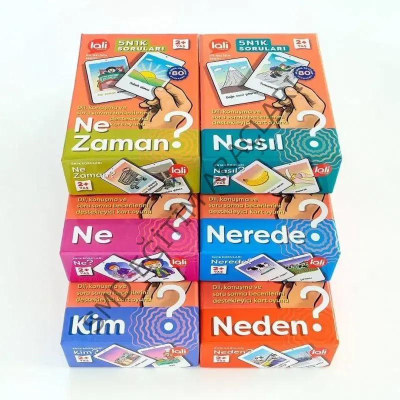 Lali 5n1k Ne,kim,nerede,ne Zaman,neden,nasıl 6lı Set