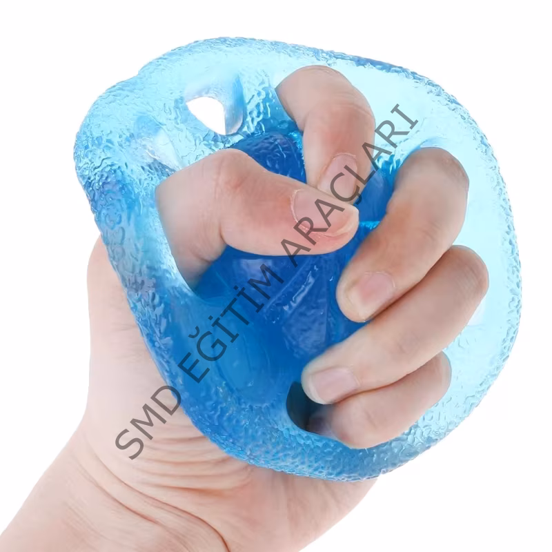 Sekiz Delikli Parmak  El Egzersiz Çalıştırma Mavi SERT